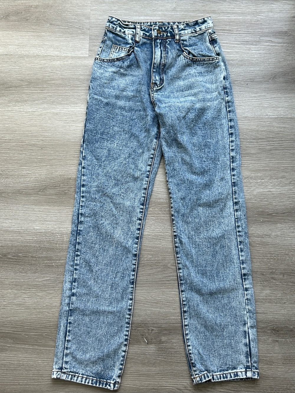 High Waist Denim Western wear Acid Wash Jeans Size XS Women’s Boho Shein